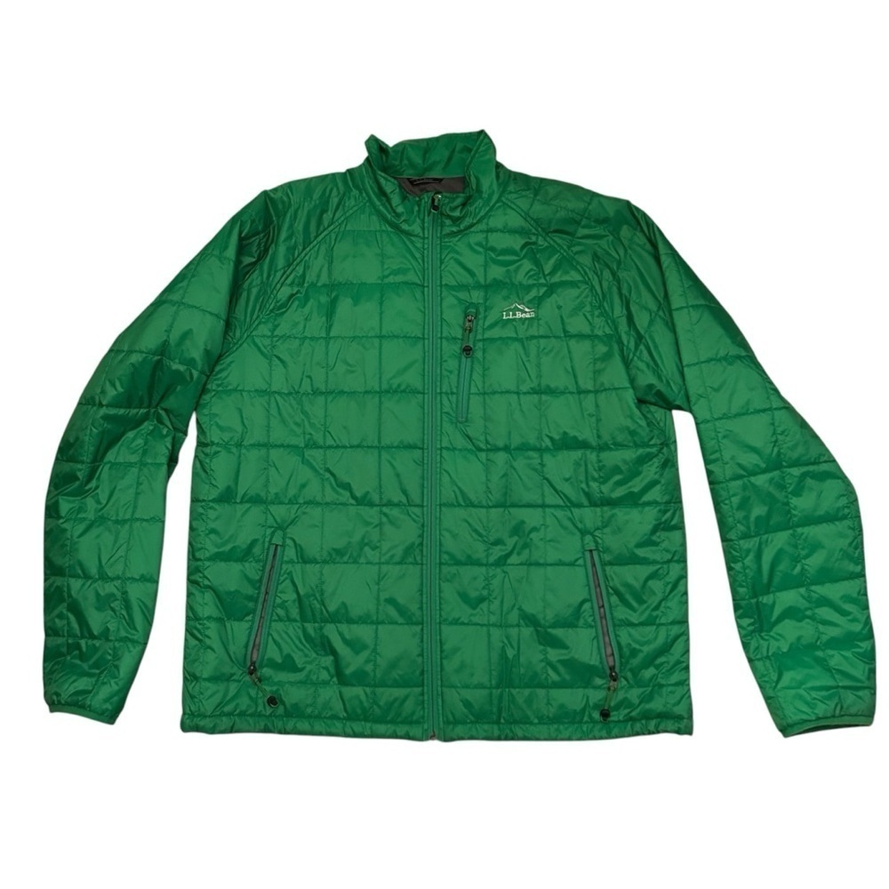 L.L. Bean Men's Kelly Green PrimaLoft Jacket Size XXL Tall